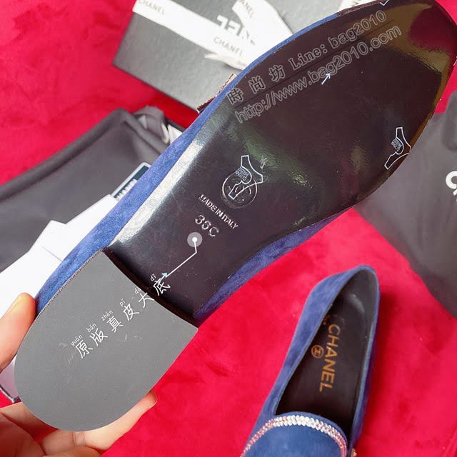 Chanel女鞋 香奈兒20春夏新款 頂級高端品質 Chanel淑女小羊皮皮鞋  naq1256